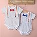 Baby Boys Newborn Sailor Summer Jumpsuit Romper Climbing Clothes 0-24m (0-6 Months, Blue stripe)