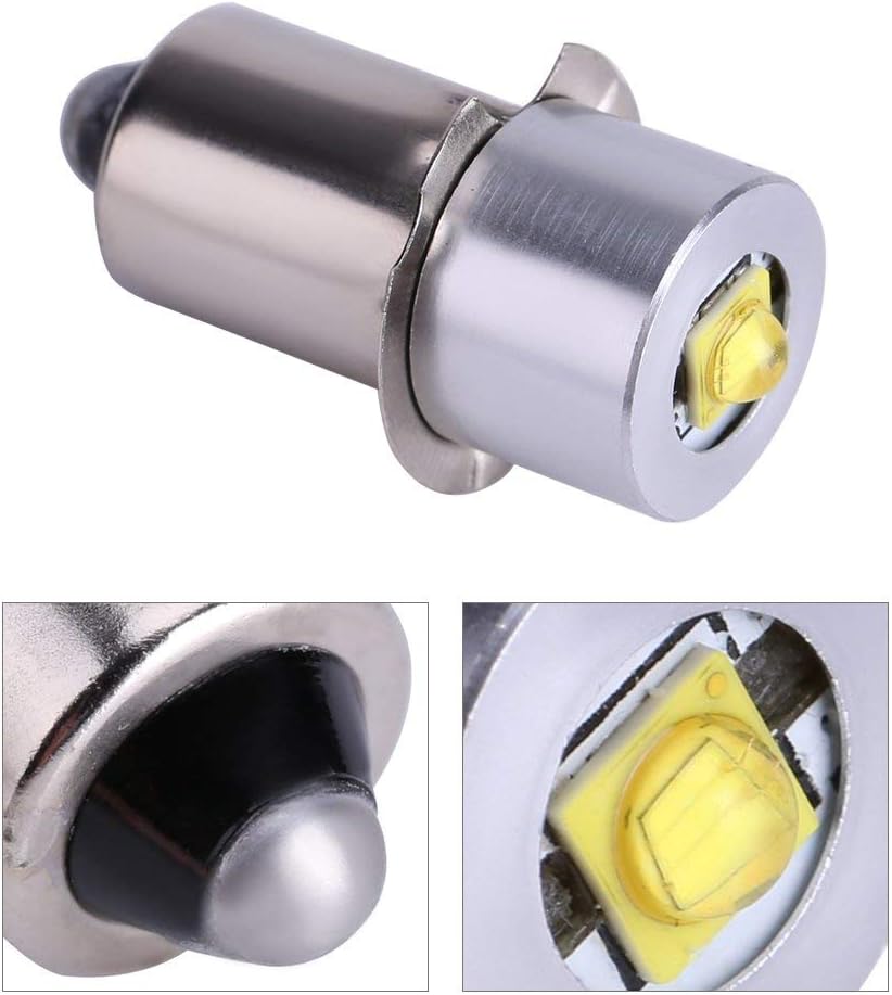 5W 6-24V P13.5S LED Flashlight Bulb, 200~210LM Replacement Bulb Torch Lamp Emergency Work Light Torch Replacement Bulbs - Image 5