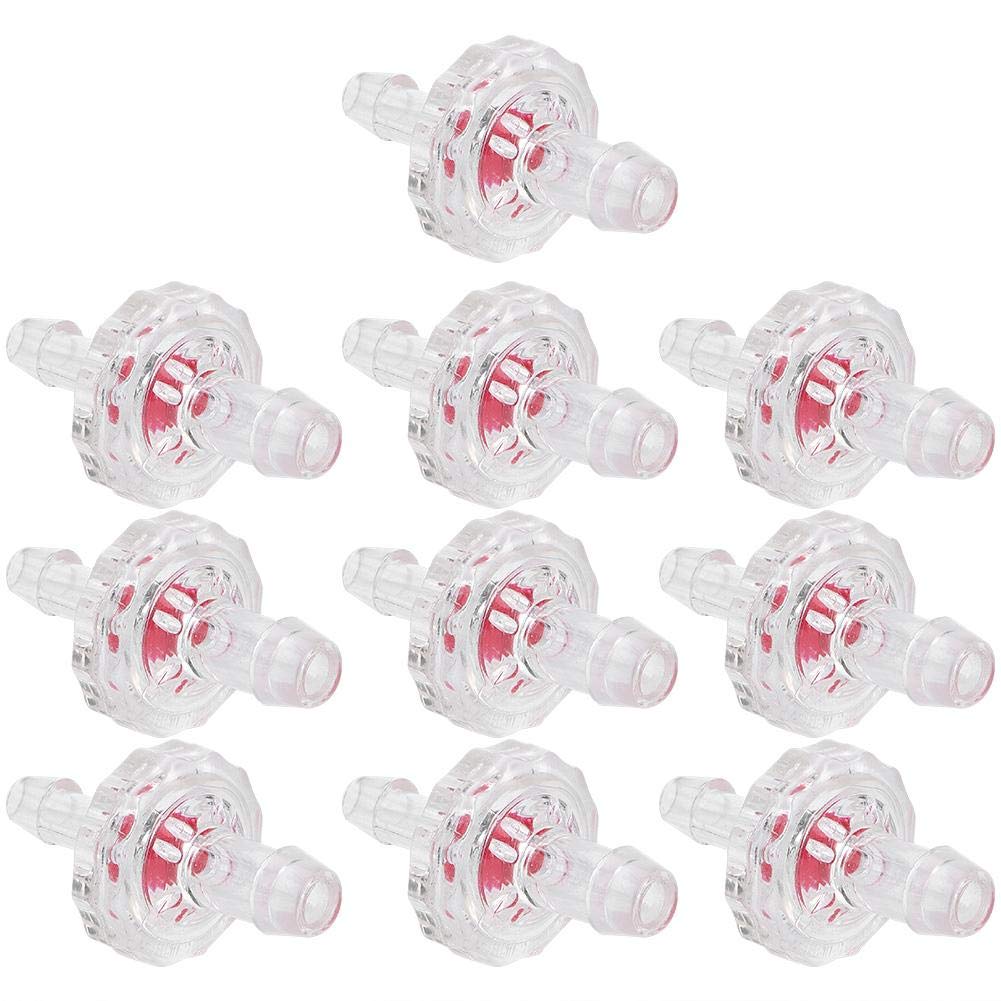 10PCs Check Valve, Fish Tank Water Stop Valve Air Pump Check Valve Aquarium Variable Diameter Unidirectional Hose Anti Supplies Accessory