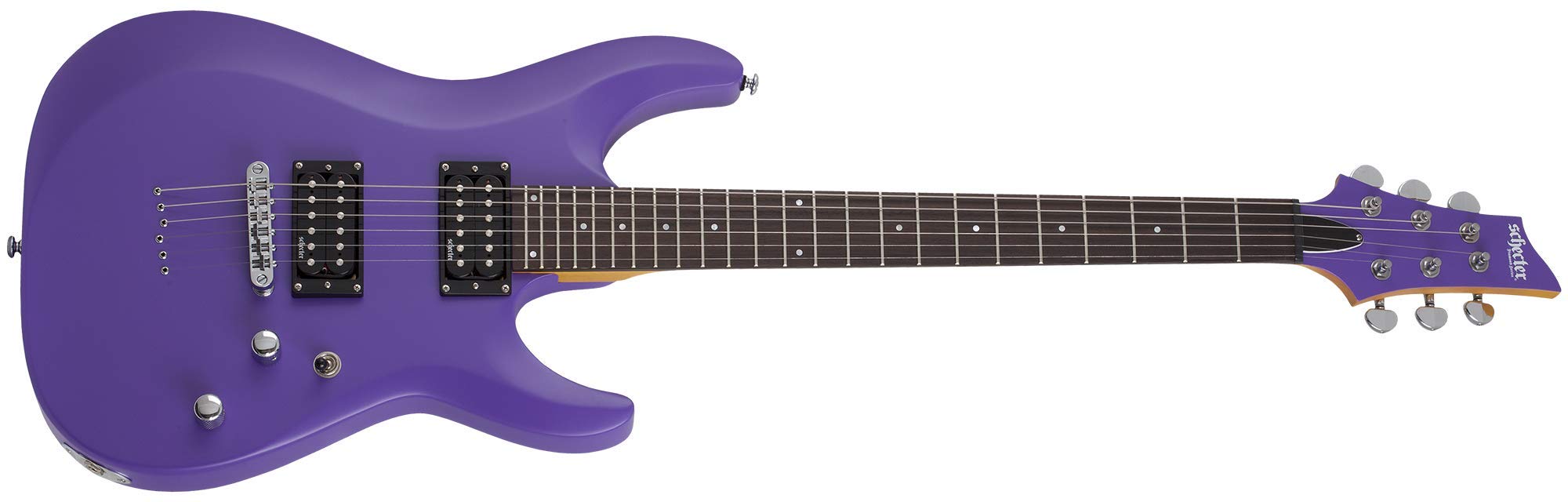 C-6 Deluxe Solid-Body Electric Guitar, Rosewood Fingerboard, Satin Purple