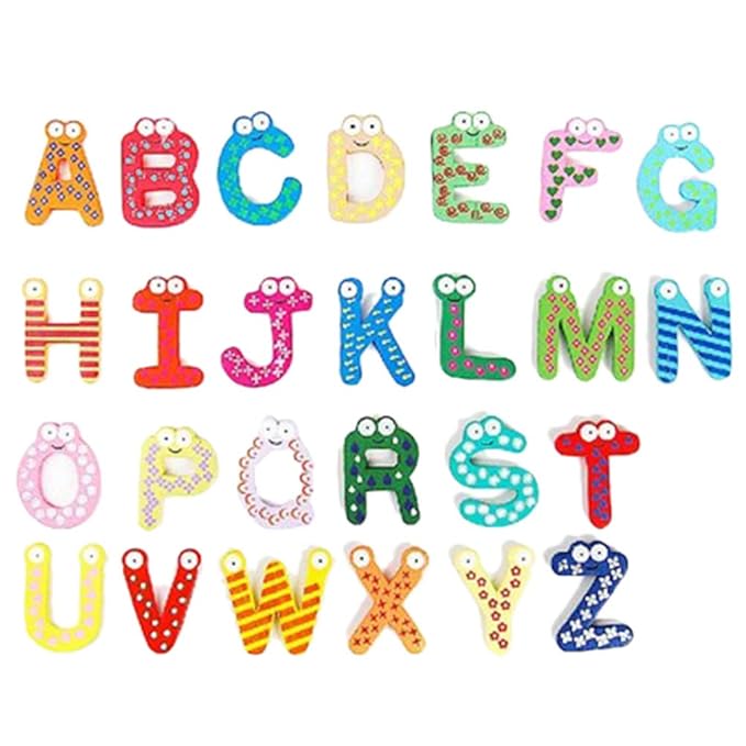 Mallalah - Imán Autoadhesivo para frigorífico con 26 Letras de ...