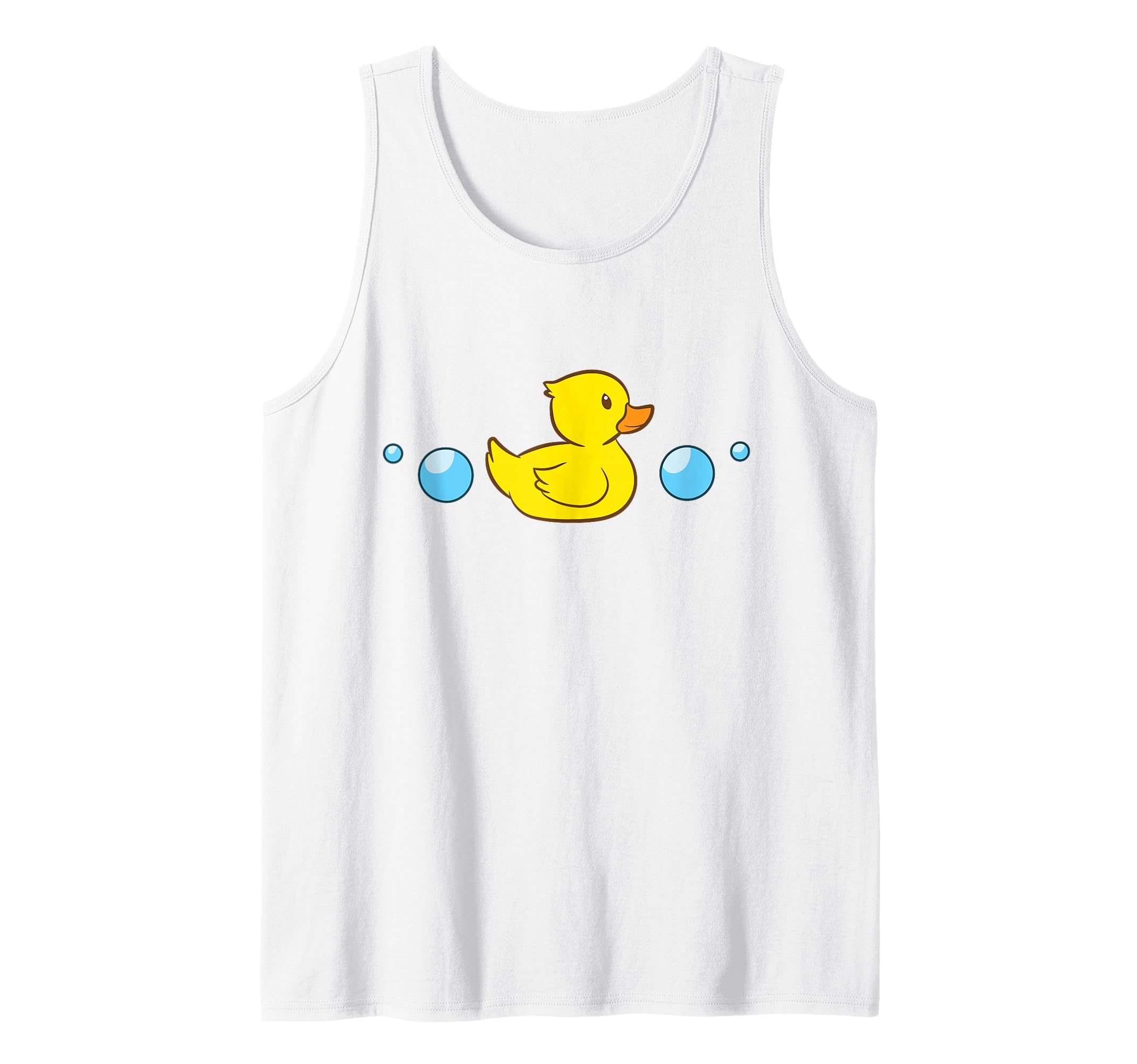 Cute Rubber Duck In Water Love Rubber Ducks Tank Top