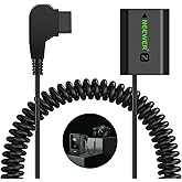 NEEWER D Tap to NP-FZ100 Dummy Battery with Cable for V Mount Battery, Stable Continuous Power Supply for Sony ZV-E1 A1 A7 A7