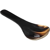 Amazon.com: Cucharas de cuerno de búfalo, vajilla para servir ...