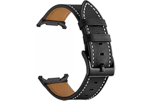 Leather Band for Galaxy Watch Ultra Bands 47mm, Replacement Watch Strap Compatible for Samsung Galaxy Watch 7 Ultra 47mm Band