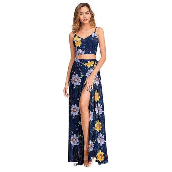 2 piece cocktail dress set