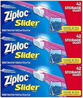 Ziploc Quart Slider Storage Bags, 126 Count