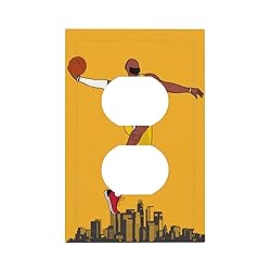 Xuejiaku Outlet Covers Cartoon Basketball Superstar