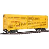 Walthers Trainline 40' Stock Car-Ready to Run-Union Pacific(R) 931-1680 HO Scale Model Railroad - Freight Model
