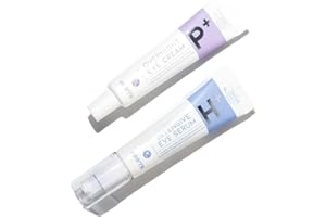 H+ Intensive Eye Serum and P+ Overnight Eye Cream, Dual Eye Care Set, Anti-Aging Treatment
