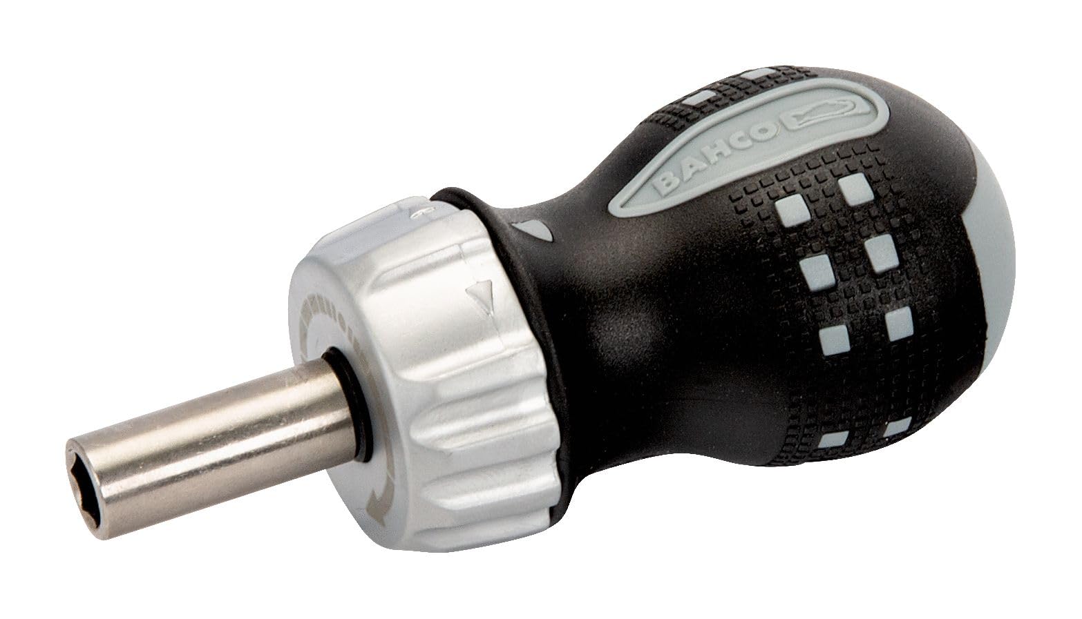 Bahco 808050S Stubby Ratcheting Screwdriver