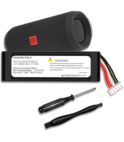 Jbl Charge Essential 3 Premium Akku Für JBL Flip 3 – 3.7V, 3000mAh Li-Polymer, Von Cameron Sino (UK) Cameron Sino Akku Für Flip 3 GSP872693