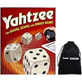 Mr Dice Classic Yahtzee Game - Card Board Games for Family Night Bundle Drawstring Bag