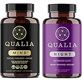 Qualia Mind & Qualia Night | Premium Nootropic Supplement for Mental Performance | Increase Focus | Deep Refreshing Sleep Support | (1 Week Supply)