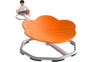 MIFASUO Sensory Spinning Chair for Kids with autism,Sit and Spin Chair for Kids Autism, 360° Sensory Integration Training Toy,swivel ADHD chair,Sensory Equipment,Special education (Cat's claws Shape, Orange)