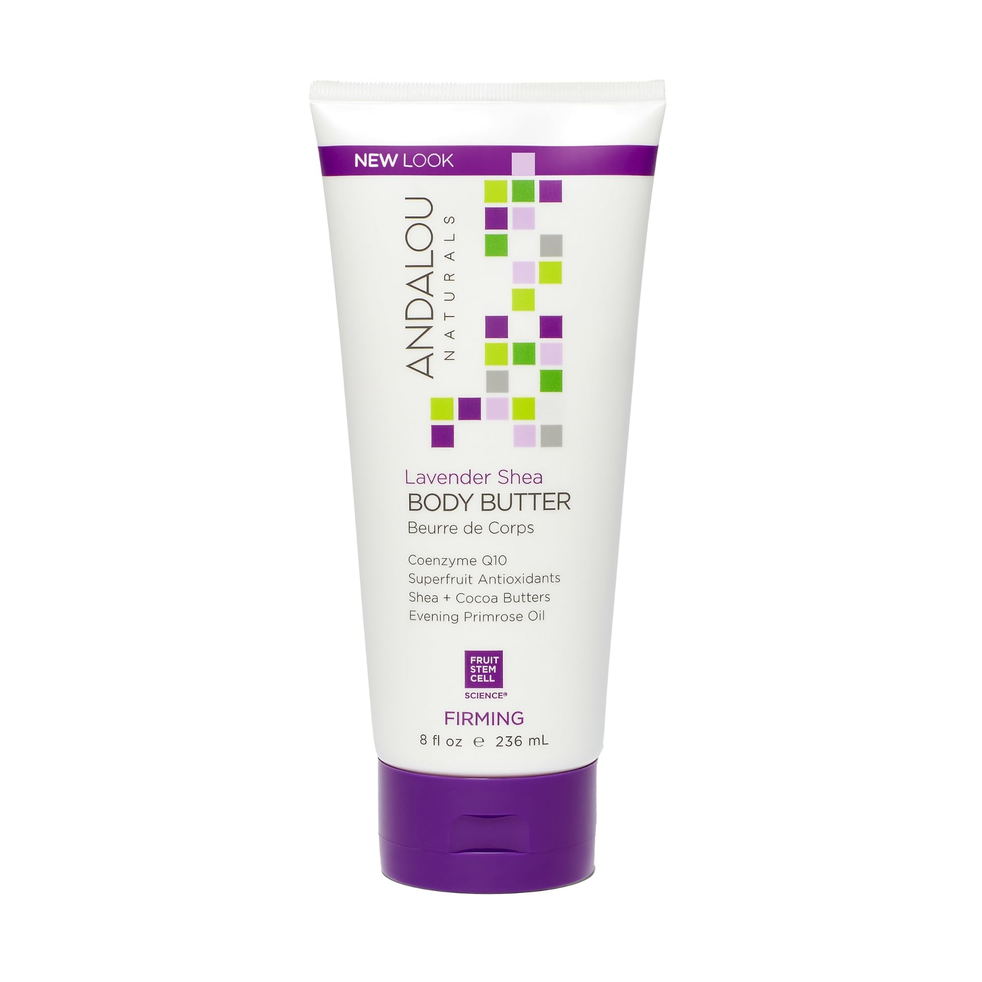 Andalou Naturals Lavender Shea Firming Body Butter, 8 Ounce
