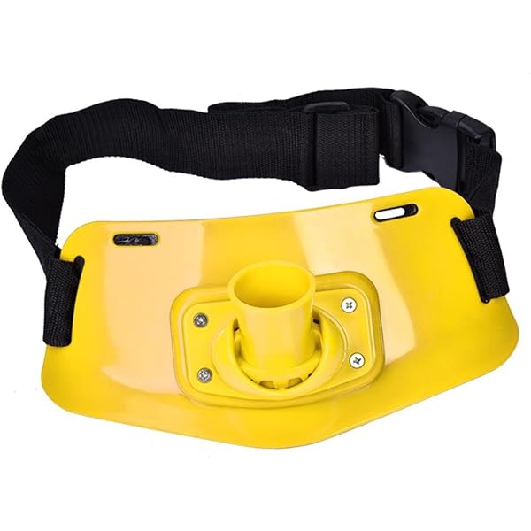 Ceinture De Pêche Rotative En Plastique ABS Avec Coussin éponge 7 Mm - Support Réglable Pour Canne à Pêche