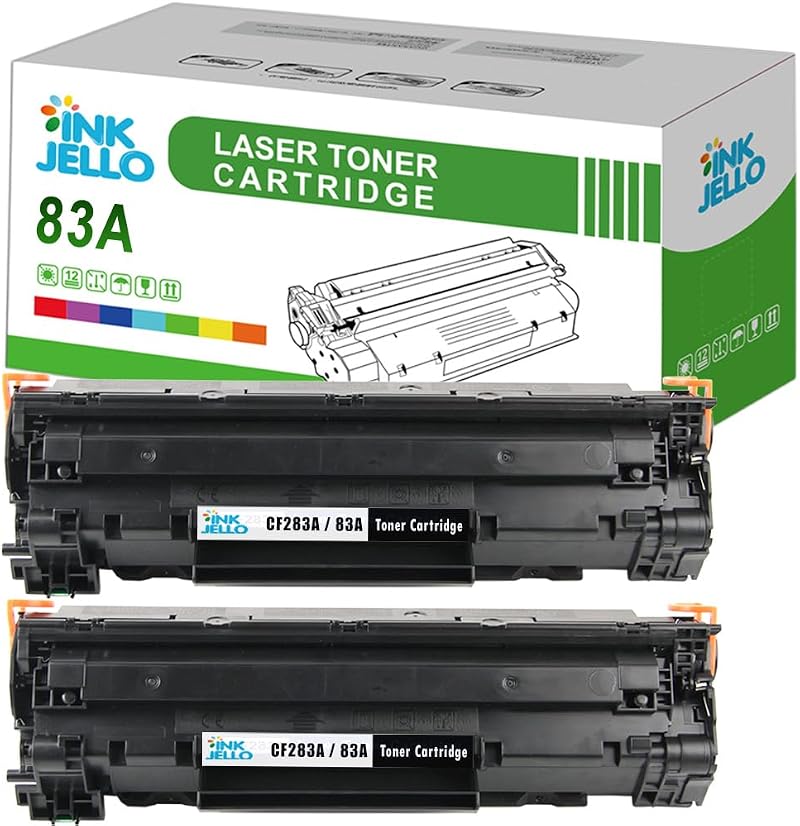 InkJello 2-Pack Black Toner Cartridge for HP LaserJet Pro M201dw M201n MFP M125