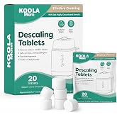 Descaling Tablets for Bottle Washer &amp; Warmers (20 Count) - Descaler Tablets, Removes Limescale Milk Residue &amp; Mineral Buildup Compatible with Momcozy, Baby Breeza, Grownsy &amp; All Bottle Washers