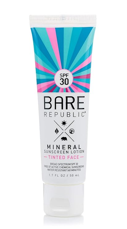 bare republic mineral face sunscreen lotion