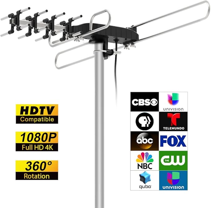 TV Antenna, TILVIEW Outdoor Amplified HD Digital HDTV