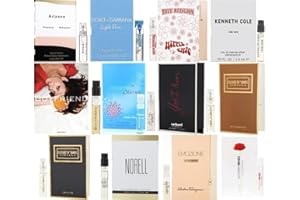 VIKTOR & ROLF, YVES SAINT LAURENT, VERSACE, MARC JACOBS, CK, ETC. Women's Perfume Sampler Lot x 12 Sample Vials - High End Desginer Fragrance Samples (Set 1a)