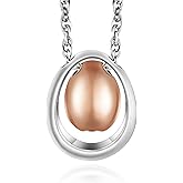 SOITIS Urn Necklace for Ashes Cremation Necklace Stainless Steel Cremation Jewelry Memorial Necklace Pendant