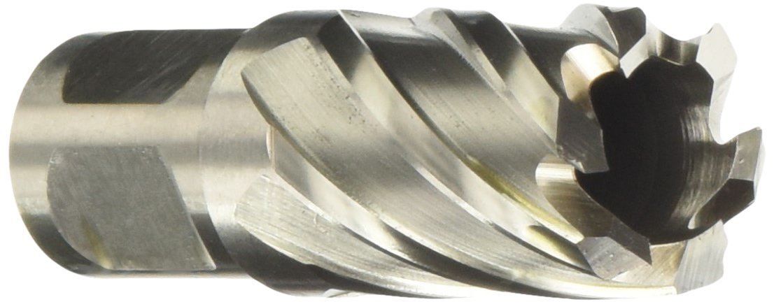 KRINO 212002200 HSS Core Drill Bit Weldon Attachment, Steel, 22 mm