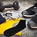 GenMax Men’s & Women's Black Bamboo Fiber  Socks - 6-10 Size - Black, (Pack of 6)