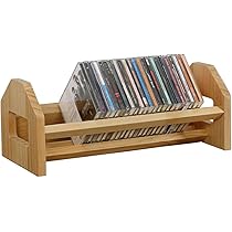 PACIFIC FURNITURE SERVICE 木製 CD STAND Amazon.com: Solid Wood CD Storage Rack DVD Rack CD Record