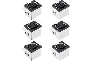 Be In Your Mind 6pcs 9Pin Game Console AV Port Compatible with Sega Genesis Mega Drive 2