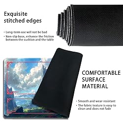 Durable MTG Playmat TCG Playmat with Zone and