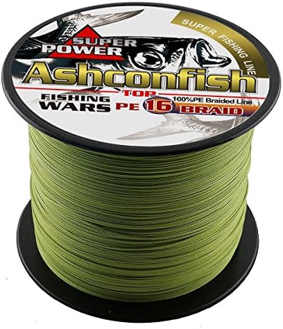 Ashconfish編組釣りline 16 Strands Hollow Core釣りワイヤ500 M 546yards 耐摩耗性