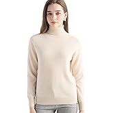 Chanyarn Women's 100% Pure Cashmere Sweater Turtleneck Long Sleeve Warm Soft 2025 Fall Winter Knit Pullover