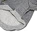 Howstar Pet Clothes,Puppy Hoodie Sweaters Fall Winter Warm Hoodie for Dogs Cats Sweatshirt I Love My Mom Printed Pet Costumes(XS, Gray)