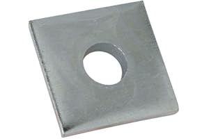INSTAGROW Square Steel Washer Plate, Finish: Hot-Dip Galvanized(HDG) Box of 10 Pieces 2 x 2 x1/2"