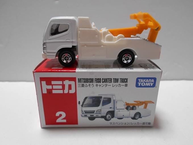 Amazon トミカ 三菱キャンター レッカー車 ミニカー ダイキャストカー おもちゃ