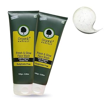 organic harvest fresh and glow face wash