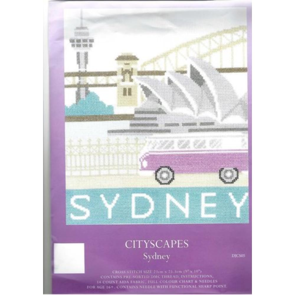 My Cross Stitch Cityscapes, Sydney, 8.5"x10"