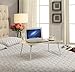 HOME BI Laptop Table for Bed, 23.62″ x 15.75″ x 9.65″, Multifunction Lap Desk with Foldable Legs and Portable Size, Fits up to 17″ Laptop or Smaller (White)thumb 1