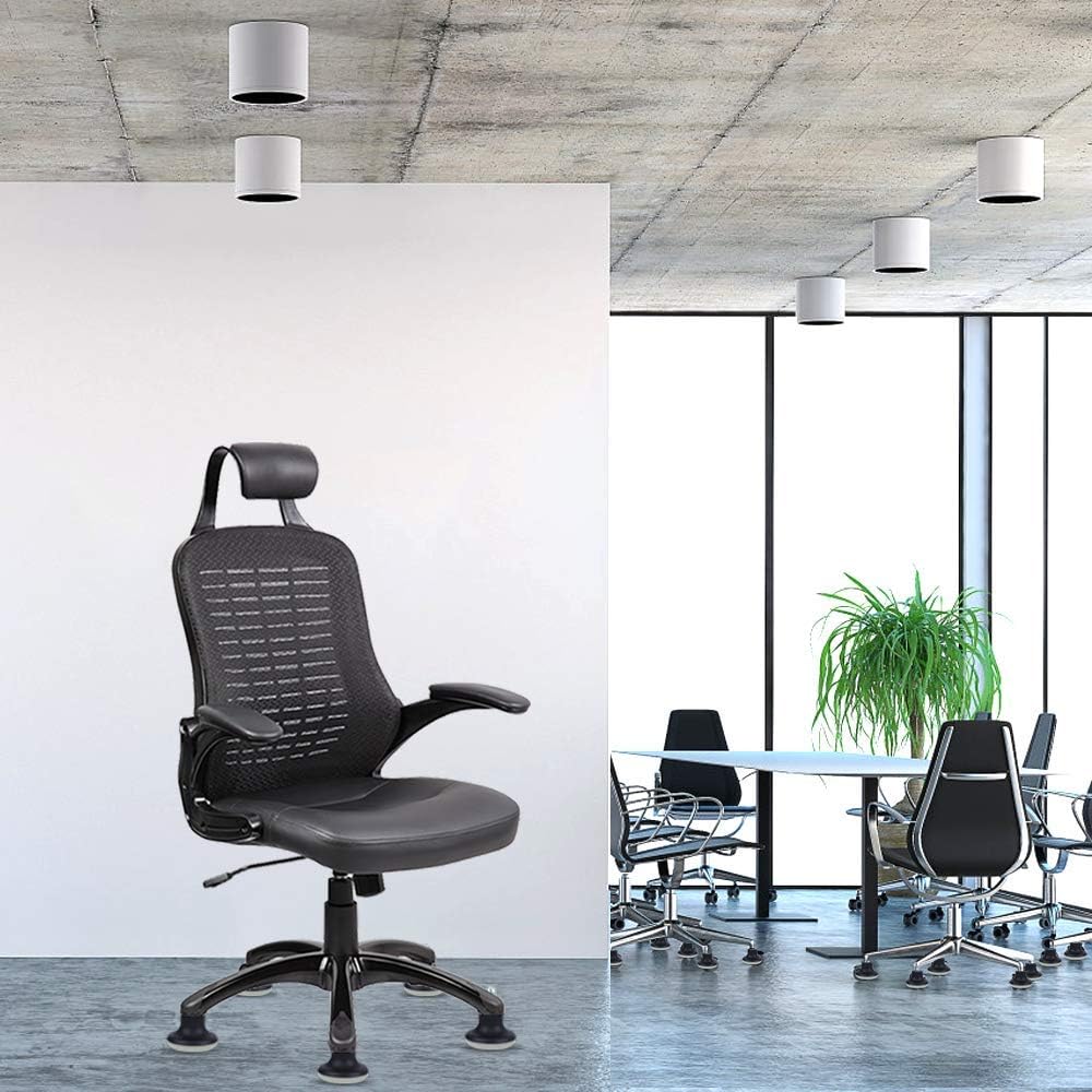 5 Pack Bell Glides for Office Chair without Wheels, Replacement Rolling Chair Swivel Wheels Fixed Stationary Castors, Low Profile Chair Glides : Office Products