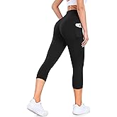 GROTEEN Leggings for Women with Pockets - High Waisted Tummy Control Yoga Pants for Running Workout