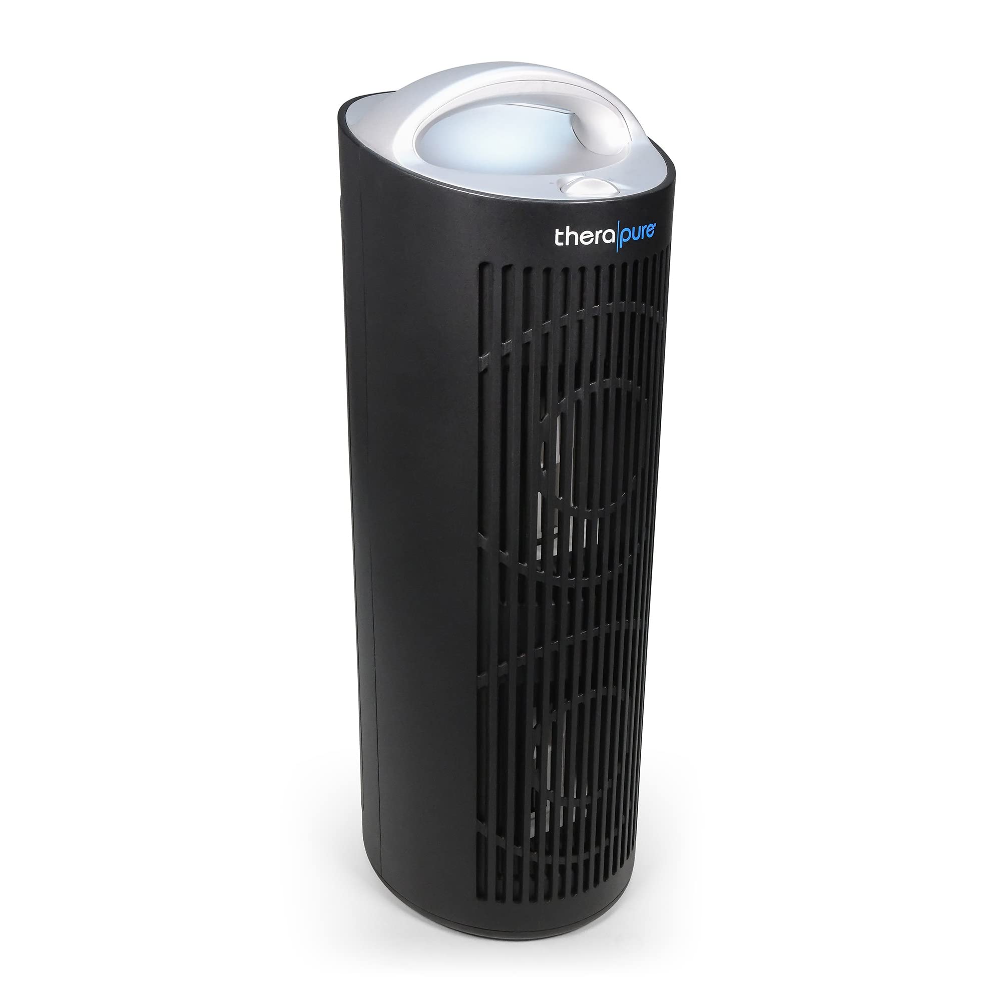 ENVION Therapure TPP620 Tower 4 Filter Stage Air Purifier with 3 Fan Speeds and Built In Handle for Small Spaces up to 300 Square Feet, Black