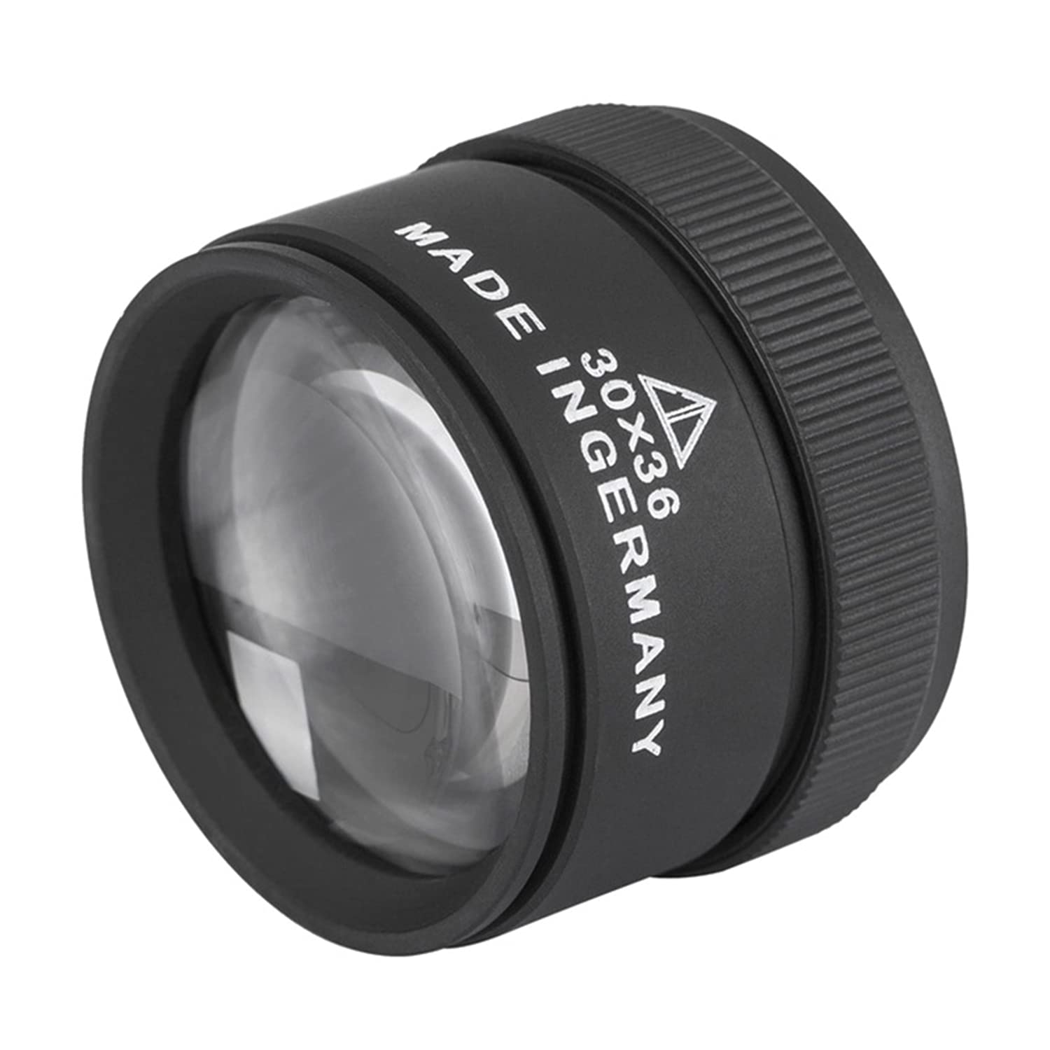 XINCHIA 30X Magnifying Glass Magnifier Loop Portable Pocket Magnifier Handheld Magnifying Microscope Lens Optics Loupes Eye Glass Loops Desktop Reading Magnifier for Jeweler Coins Stamps Map Craft