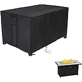 Youlvy Fire Pit Cover Rectangular 42 Inch, Propane Gas Fire Pit Table Cover,Outdoor Waterproof Firepit Table Cover - 42 X 24 X 24 Inch