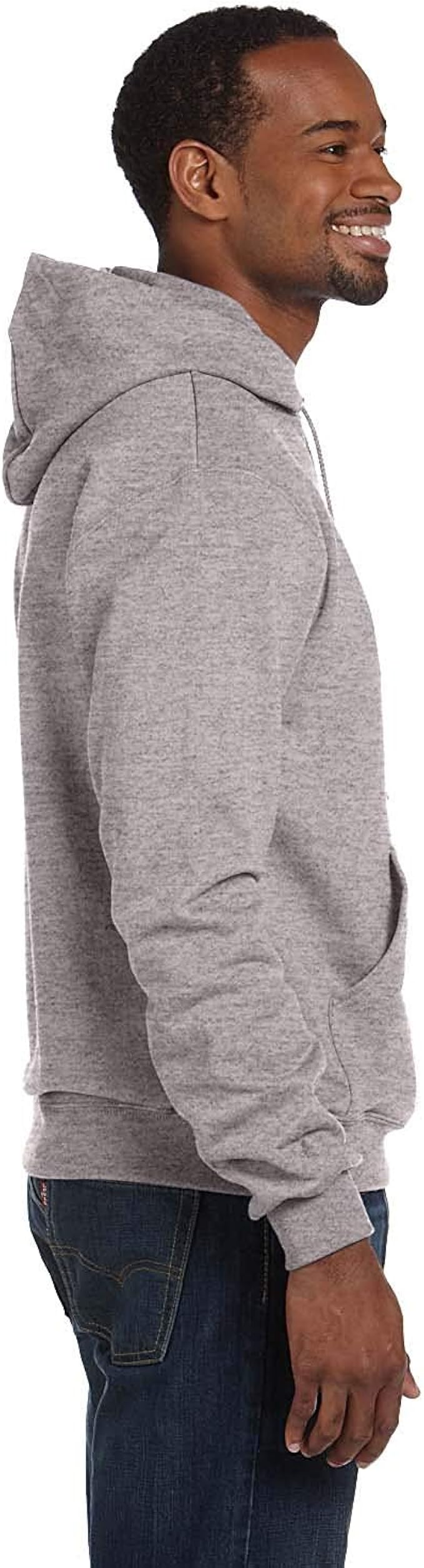 champion light steel hoodie