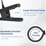 CUHIOY 2Pack Clip On Bed Light Rechargeable 5 Color 5 Brightness Touch view 3