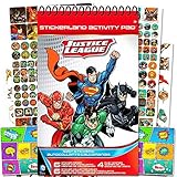 DC Comics Justice League Stickers Party Supplies Pack ~ Over 520 Stickers and 2 Licensed Jumbo Stickers