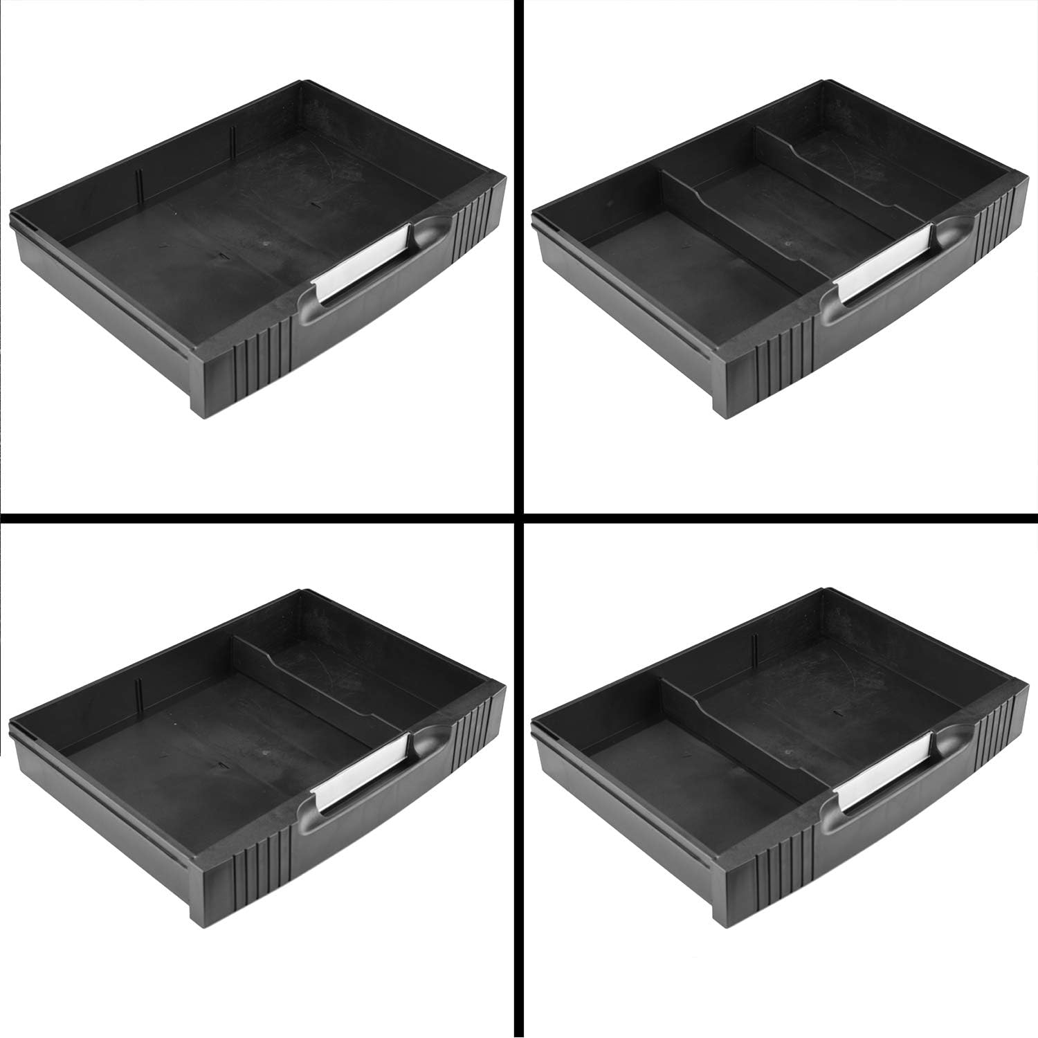 Circuit City PS3T 3 Shelf Wheeled Rolling Printer Cart Machine Stand with Built-in Storage and Cable Management - Holds Up to 75 Pounds (Black) : Office Products