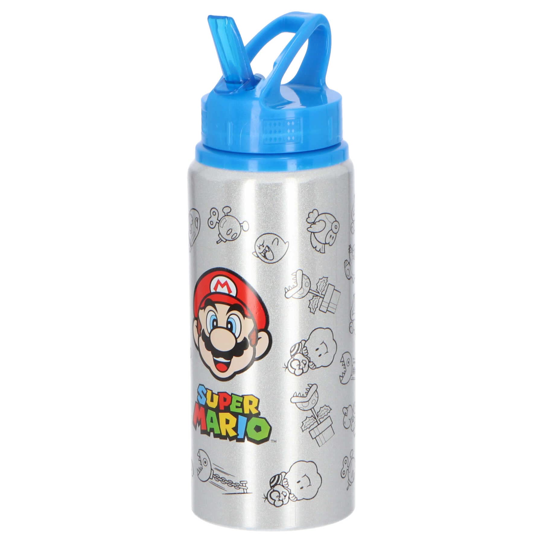 UNDERCOVER Super Mario Stainless Steel Water Bottle, 710 ml